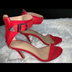 Zara red sandals